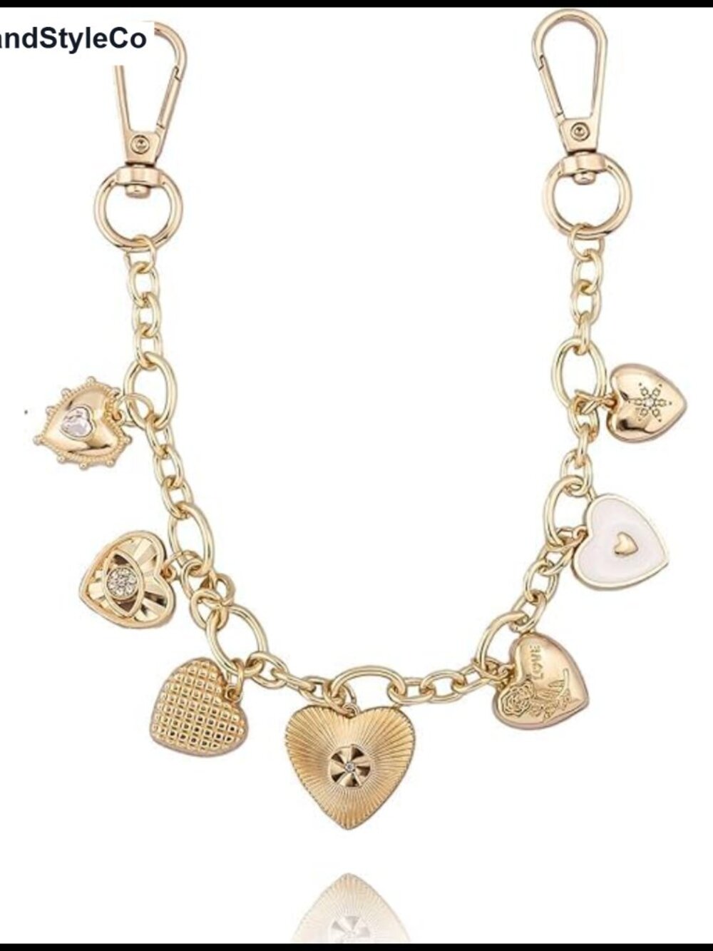 Gold Plated Purse Chain Charm Bag Accessories for Women